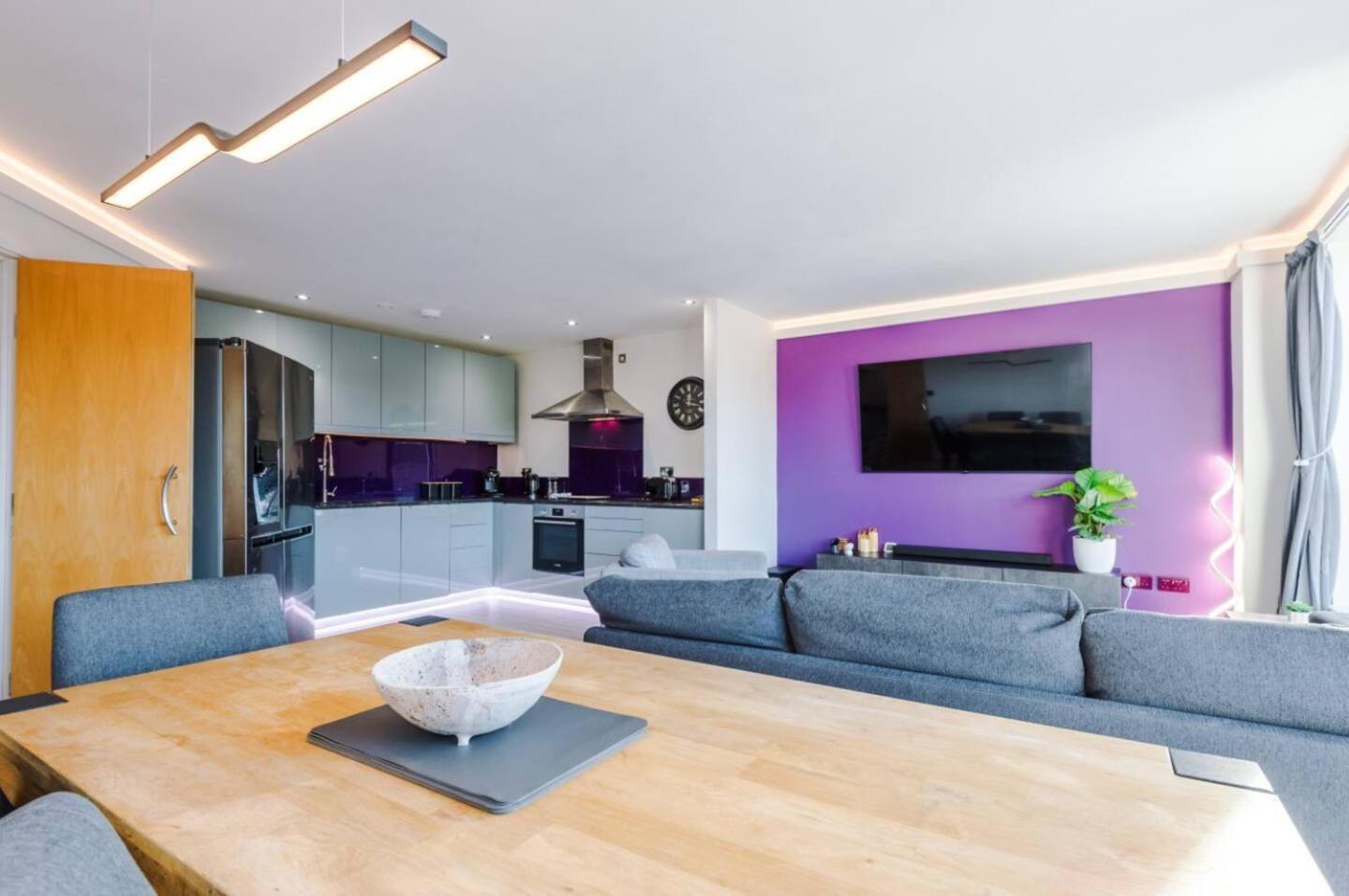 High-Spec Penthouse Central Free Parking Space Sheffield Esterno foto