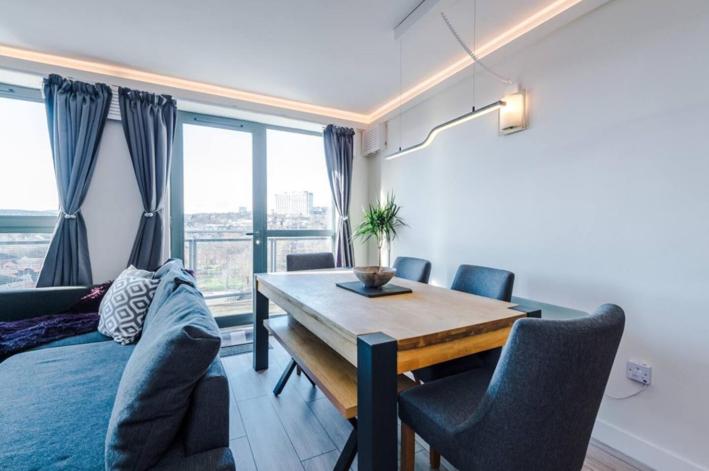 High-Spec Penthouse Central Free Parking Space Sheffield Esterno foto