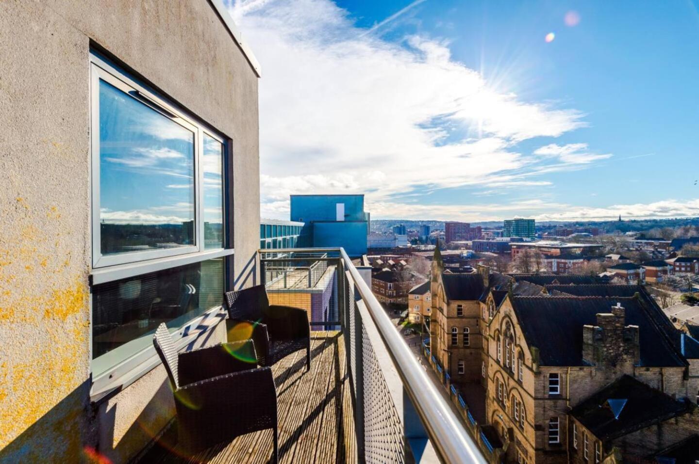 High-Spec Penthouse Central Free Parking Space Sheffield Esterno foto