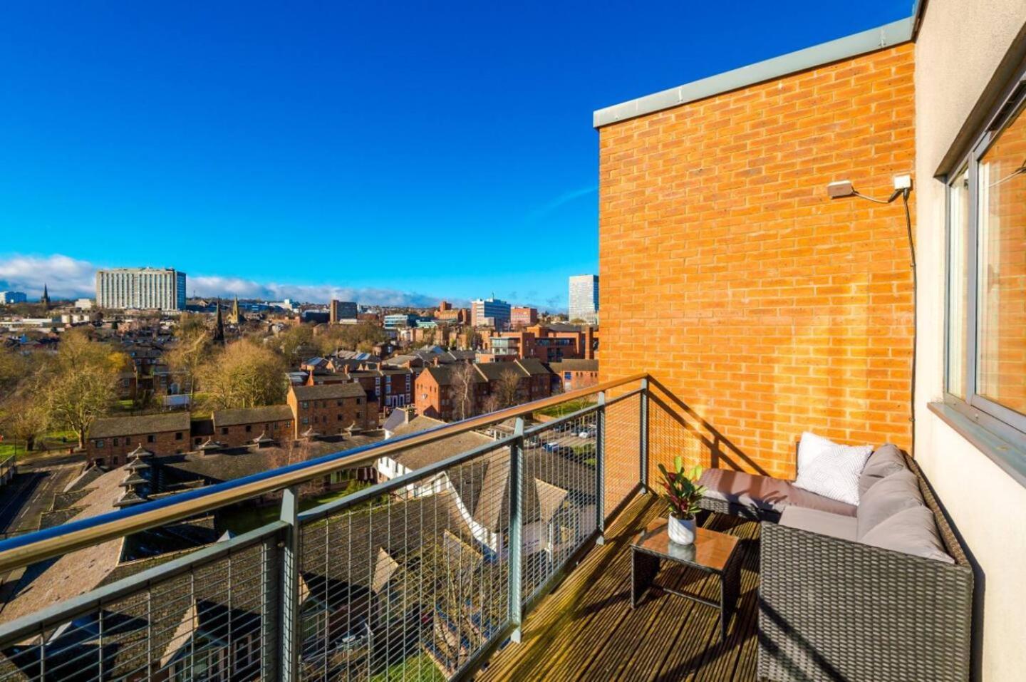 High-Spec Penthouse Central Free Parking Space Sheffield Esterno foto